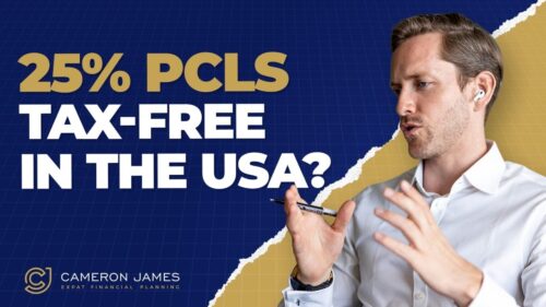 Is the UK 25% PCLS tax free in the US?