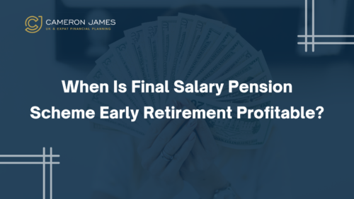 Blog cover discussing about final salary pension scheme